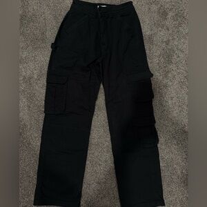 Abercrombie & Fitch Women's Black Cargo Pant